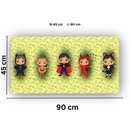 Premium PU Leather Mouse Pads | Non-Slip |Waterproof | Stylish & Durable | Cute Devil Kids