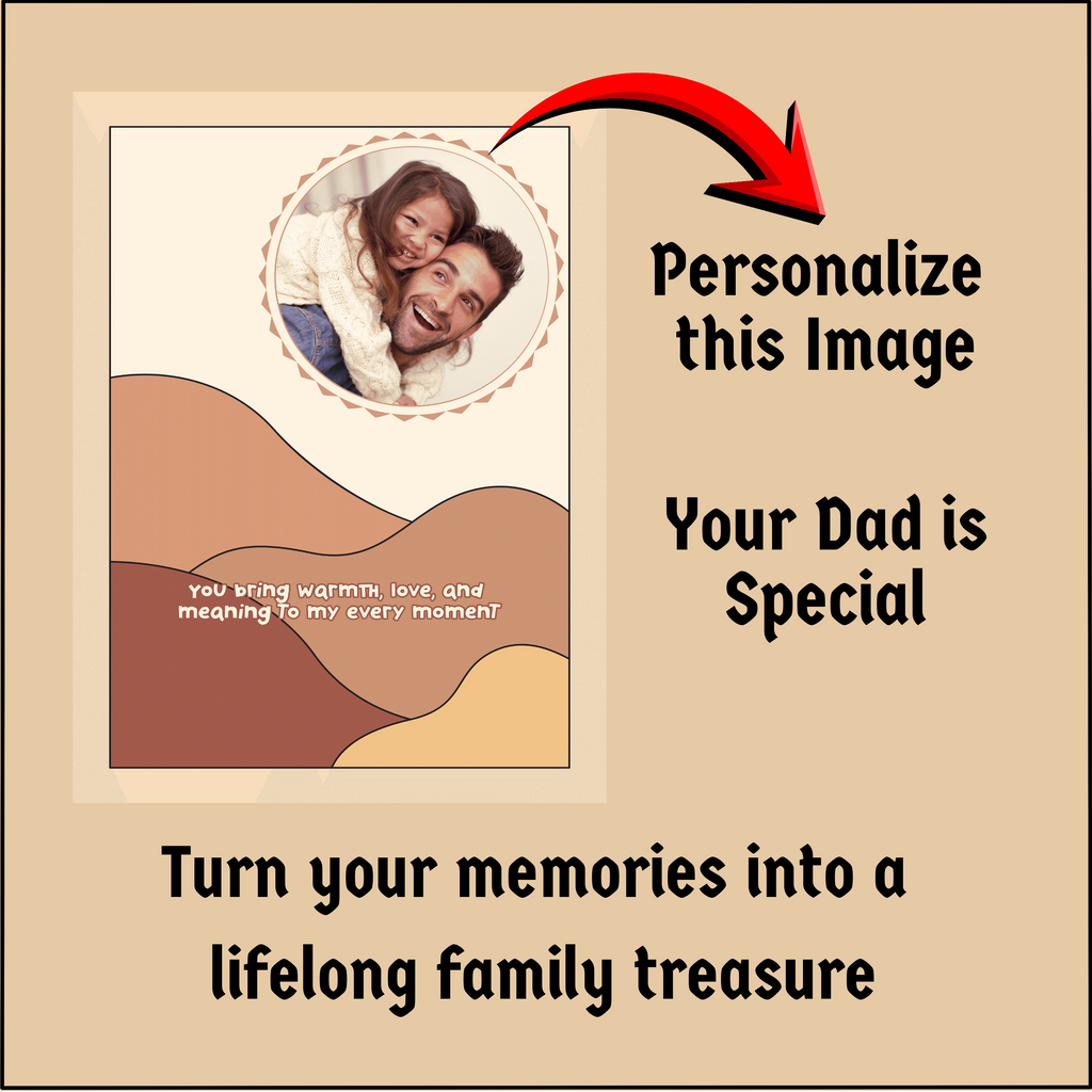 Personalized Keepsake | Heartwarming Gift for Christmas| Luxurious 100% Cotton Woven Tapestry Blanket Throw | Photo Blanket for Loved ones