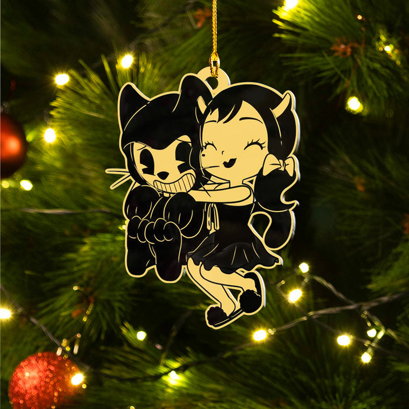 Halloween decoration items| Halloween xmas decorations | Custom Acrylic Fun Holiday Christmas Décor Ornaments | Alice hugs Bendy