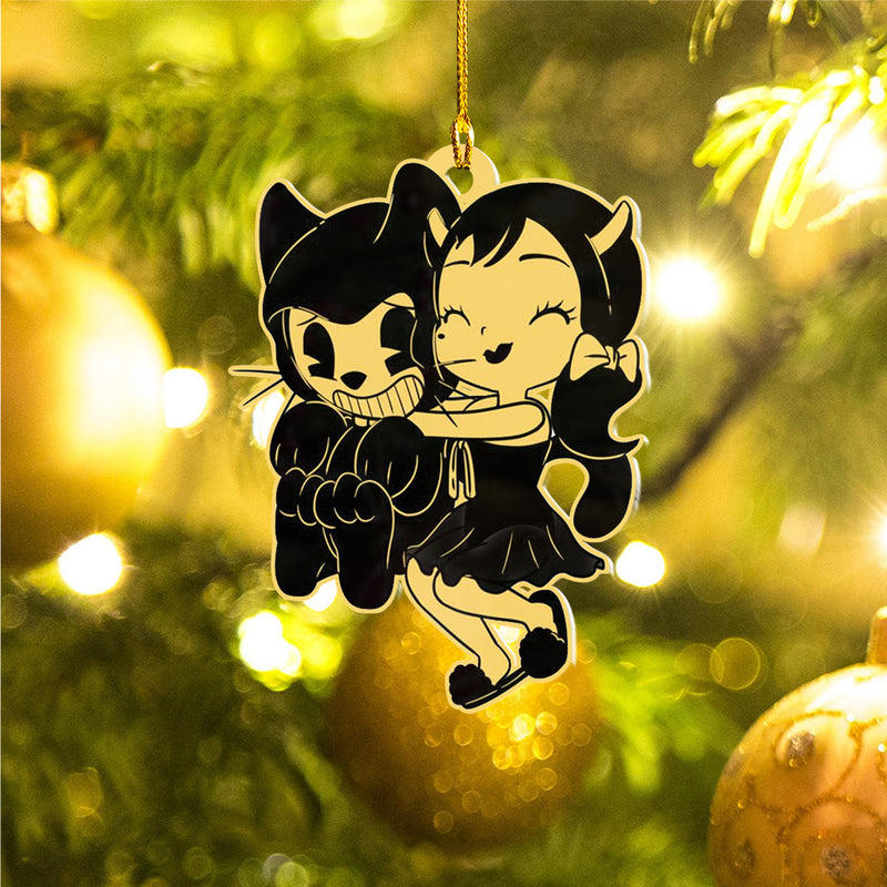 Halloween decoration items| Halloween xmas decorations | Custom Acrylic Fun Holiday Christmas Décor Ornaments | Alice hugs Bendy