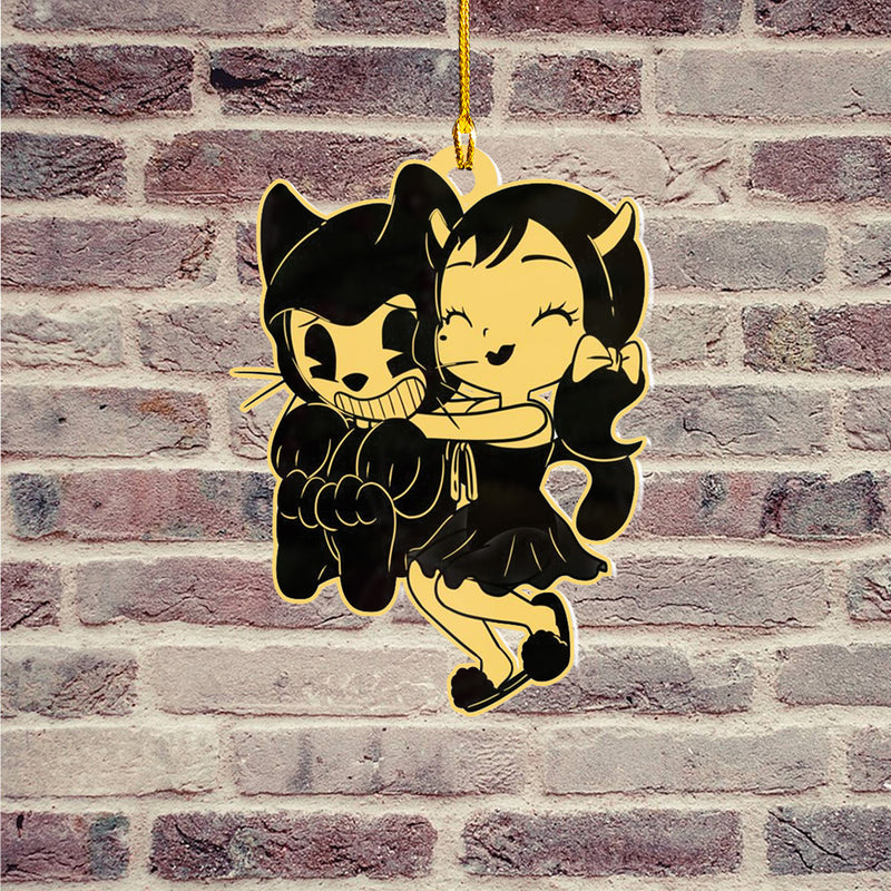 Halloween decoration items| Halloween xmas decorations | Custom Acrylic Fun Holiday Christmas Décor Ornaments | Alice hugs Bendy