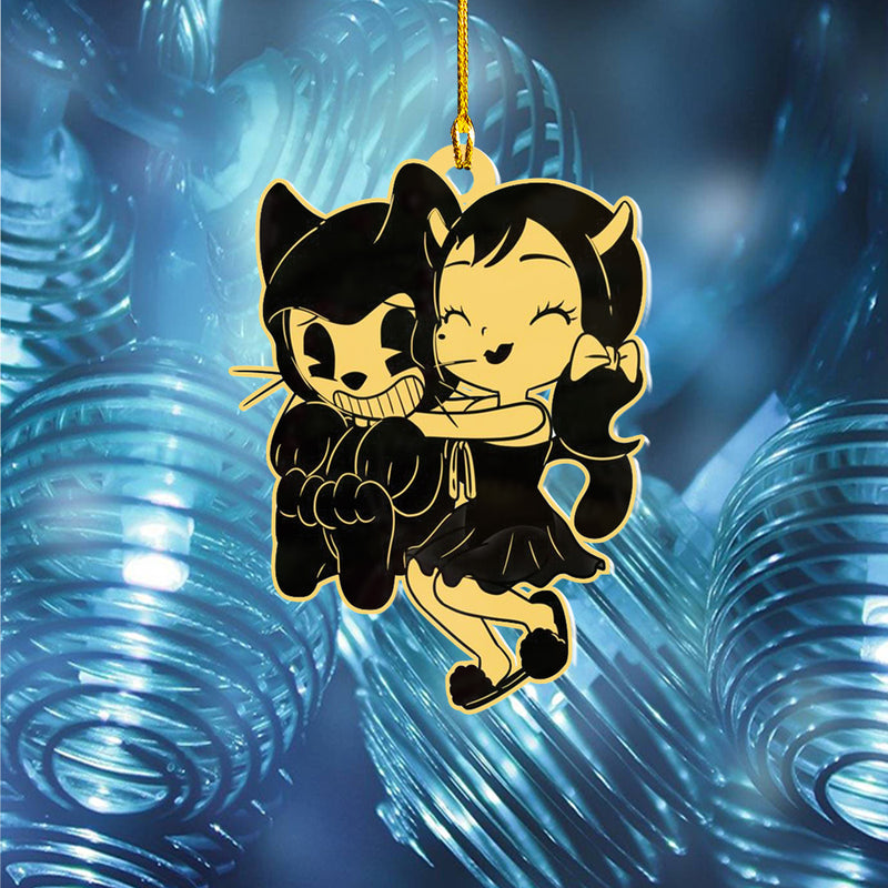 Halloween decoration items| Halloween xmas decorations | Custom Acrylic Fun Holiday Christmas Décor Ornaments | Alice hugs Bendy