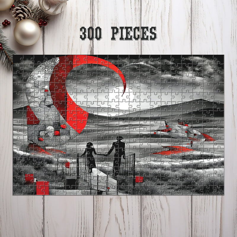 Jigsaw Puzzle Games for Adults and Kids | Fun Family time activity for Game nights | Wooden Jigsaw Puzzles | Alien landscape