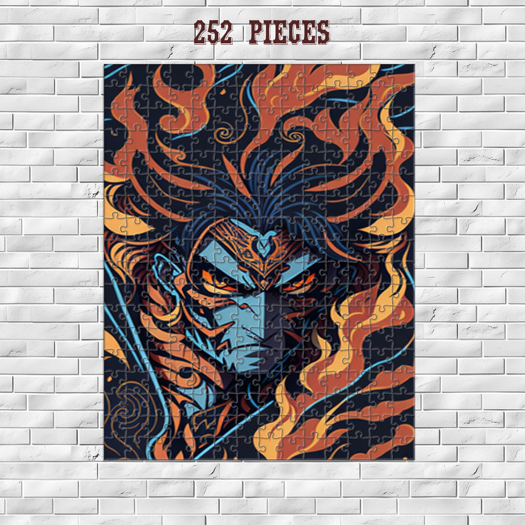 Rectangle Puzzles for All Ages – High-Quality, Durable, and Fun Jigsaw with Precision Laser-Cut Pieces | Anime Slayer of Demons