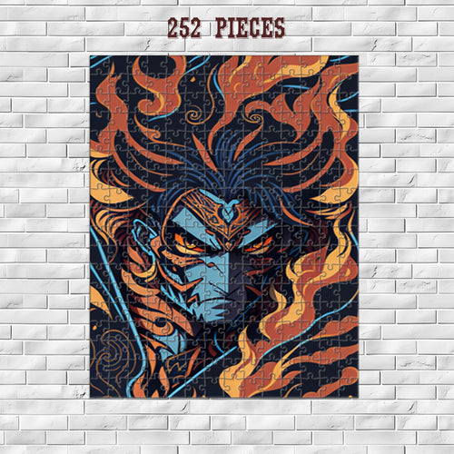 252-piece Anime Demon Hunter wooden jigsaw puzzle