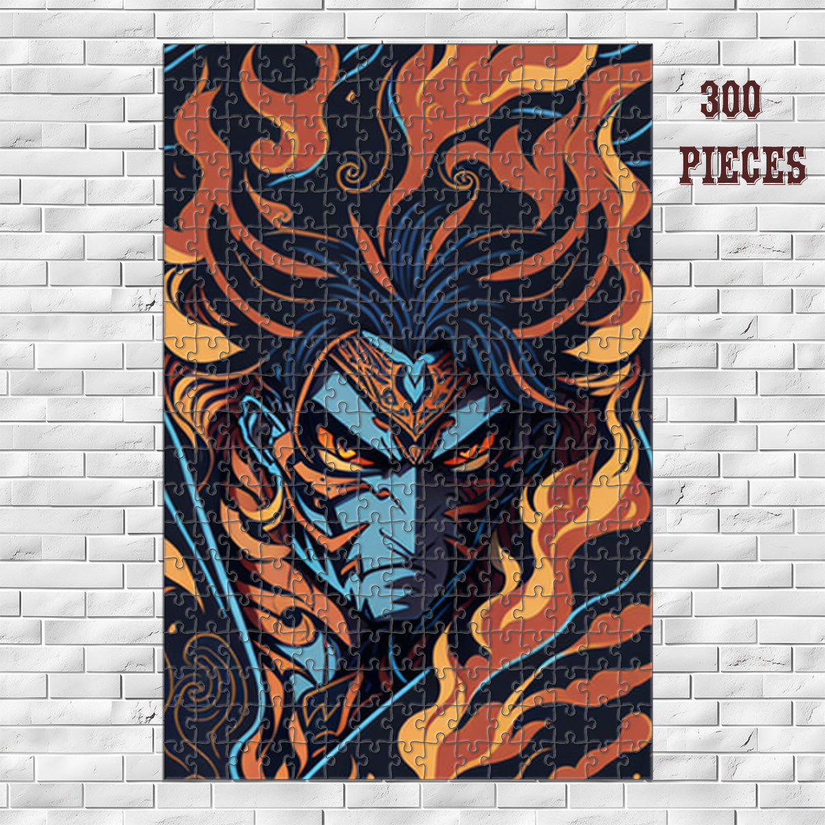 Rectangle Puzzles for All Ages – High-Quality, Durable, and Fun Jigsaw with Precision Laser-Cut Pieces | Anime Slayer of Demons