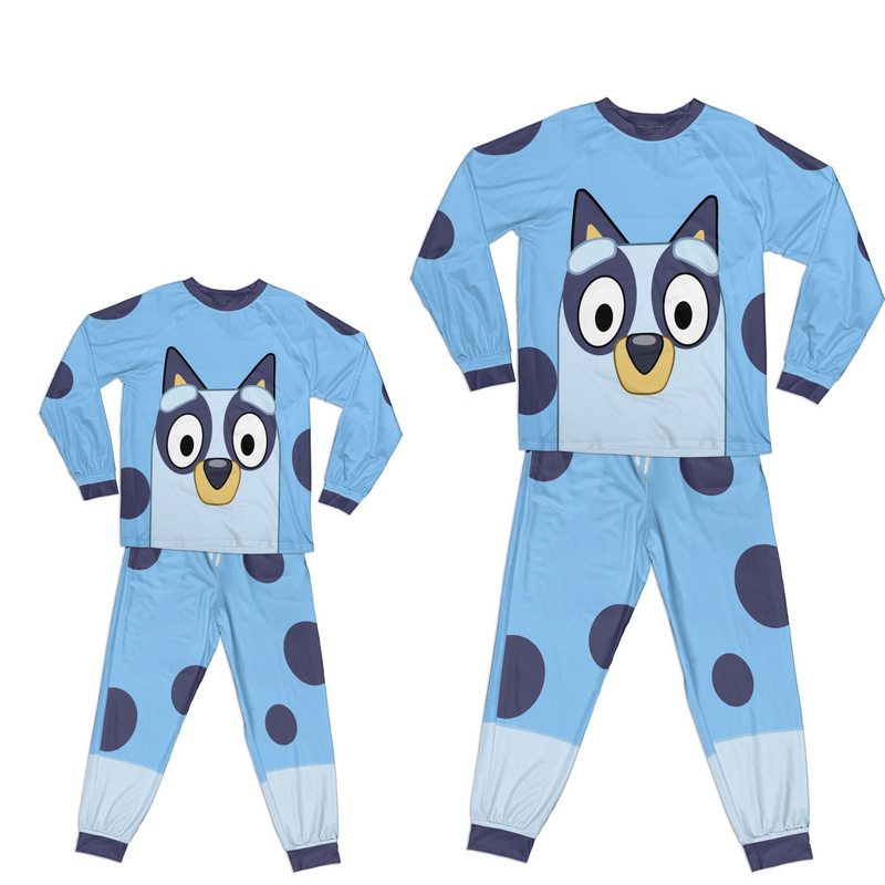 Personalized Family Pajama Sets | Matching Xmas Jammies for ADULTS | Christmas Holiday family PJs | Custom Blue Heeler night suit