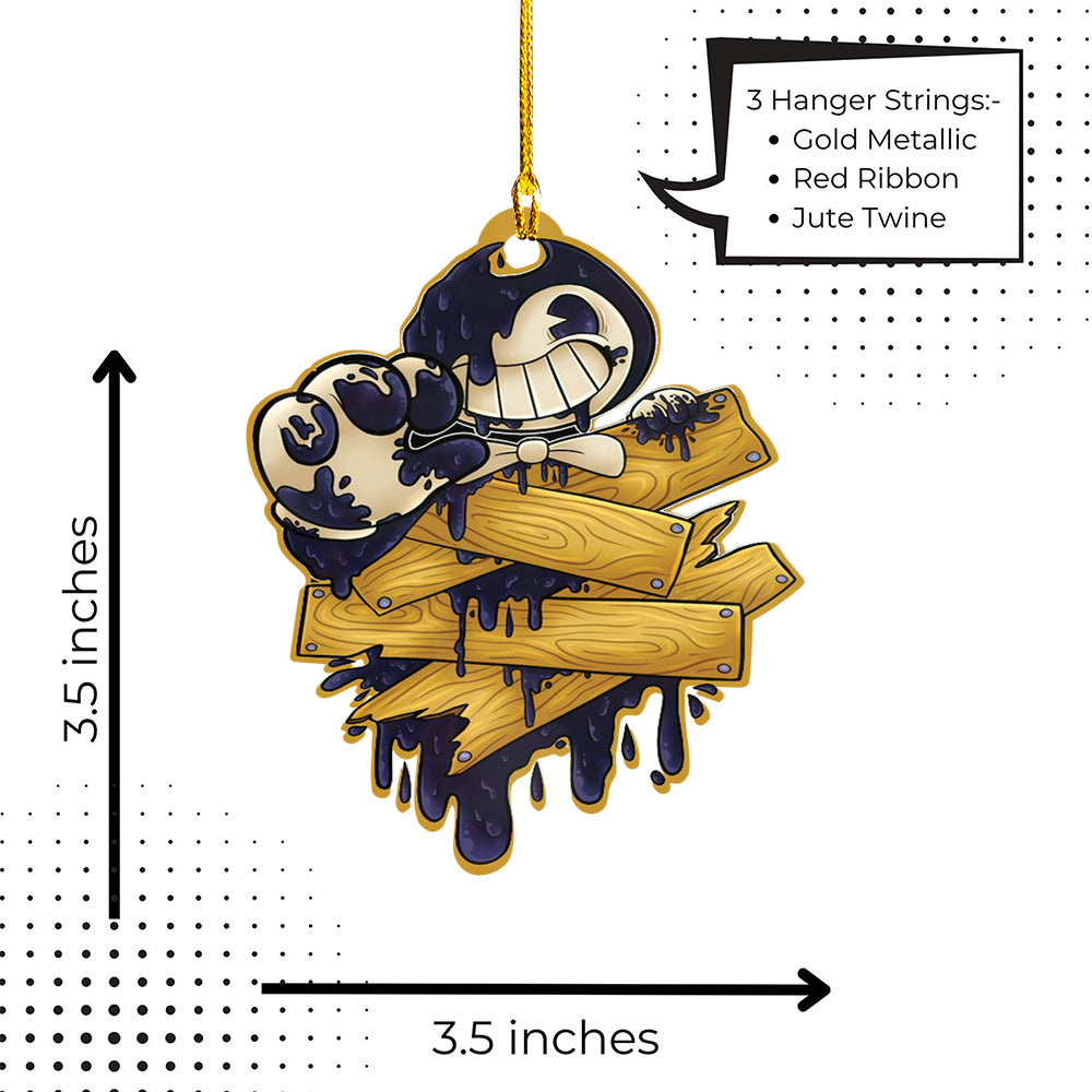 Halloween decoration items| Halloween xmas decorations | Custom Acrylic Fun Holiday Christmas Décor Ornaments | Bendy Boarded up