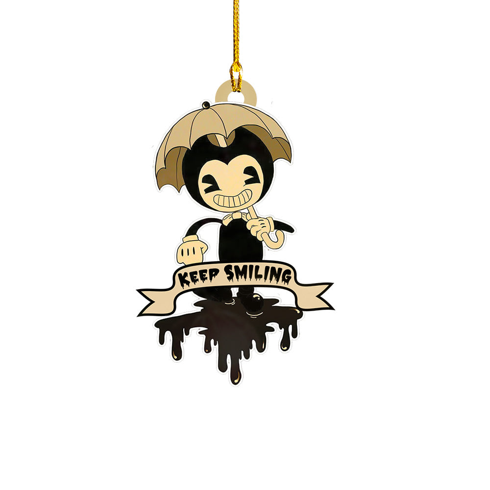 Halloween decoration items| Halloween xmas decorations | Custom Acrylic Fun Holiday Christmas Décor Ornaments | Bendy Smiling