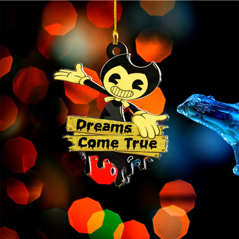 Halloween decoration items| Halloween xmas decorations | Custom Acrylic Fun Holiday Christmas Décor Ornaments | Bendy Dreams