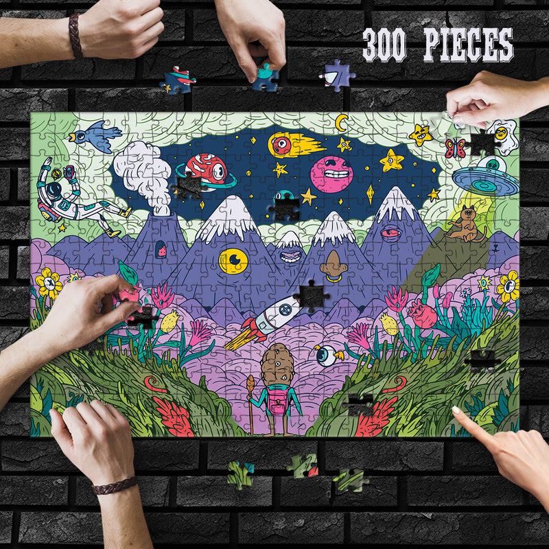 Jigsaw Puzzle Games for Adults and Kids | Fun Family time activity for Game nights | Wooden Jigsaw Puzzles | Bizarre landscape