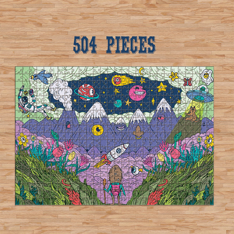 Jigsaw Puzzle Games for Adults and Kids | Fun Family time activity for Game nights | Wooden Jigsaw Puzzles | Bizarre landscape