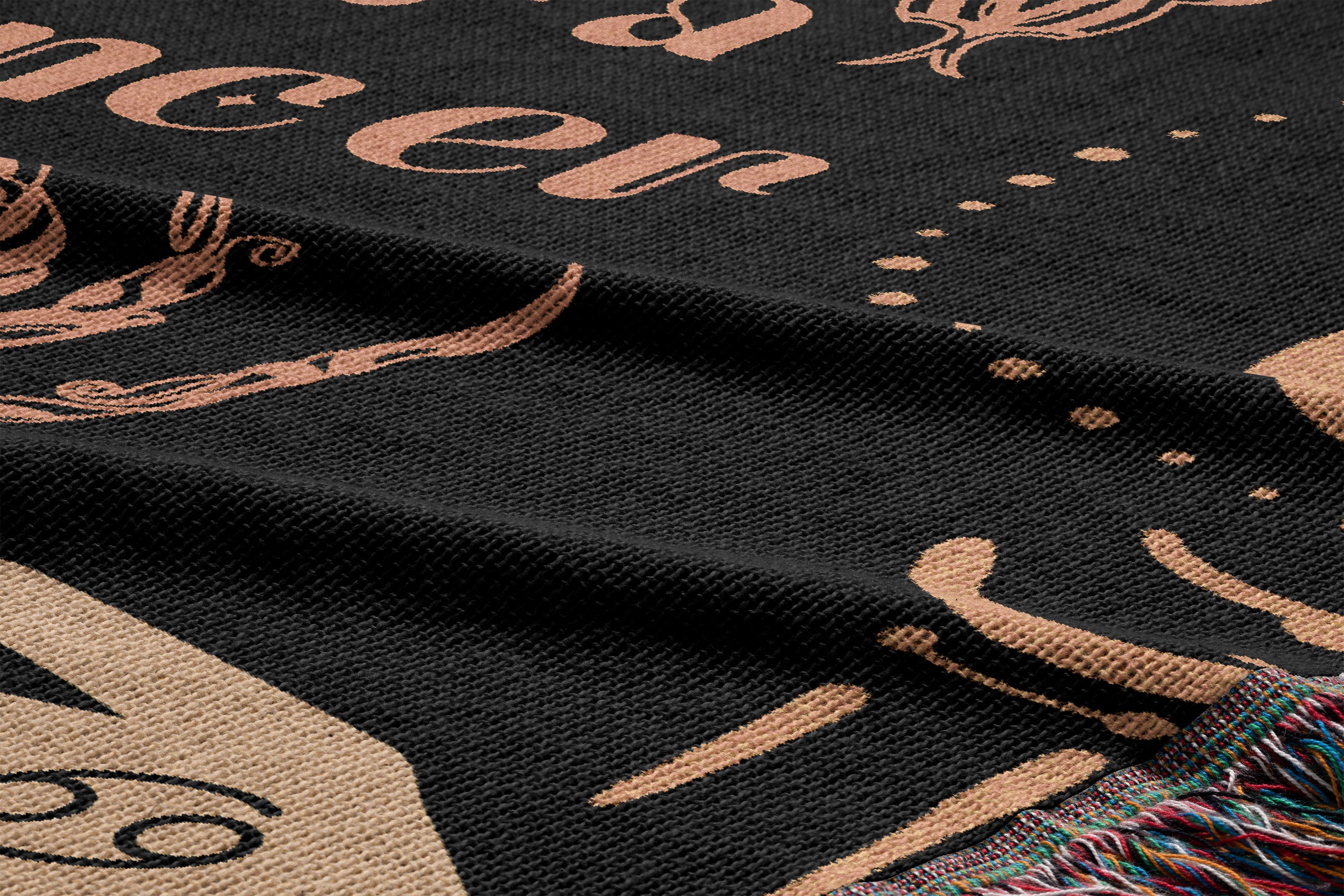 Cancer and Libra Zodiac Compatibility Woven Throw Tapestry - Elevate home decor with this boho-inspired, celestial charm blanket. Perfect for astrology enthusiasts, featuring Cancer and Libra sun signs, adding unique, artistic flair to your living space. Premium cotton, cozy, and decorative.