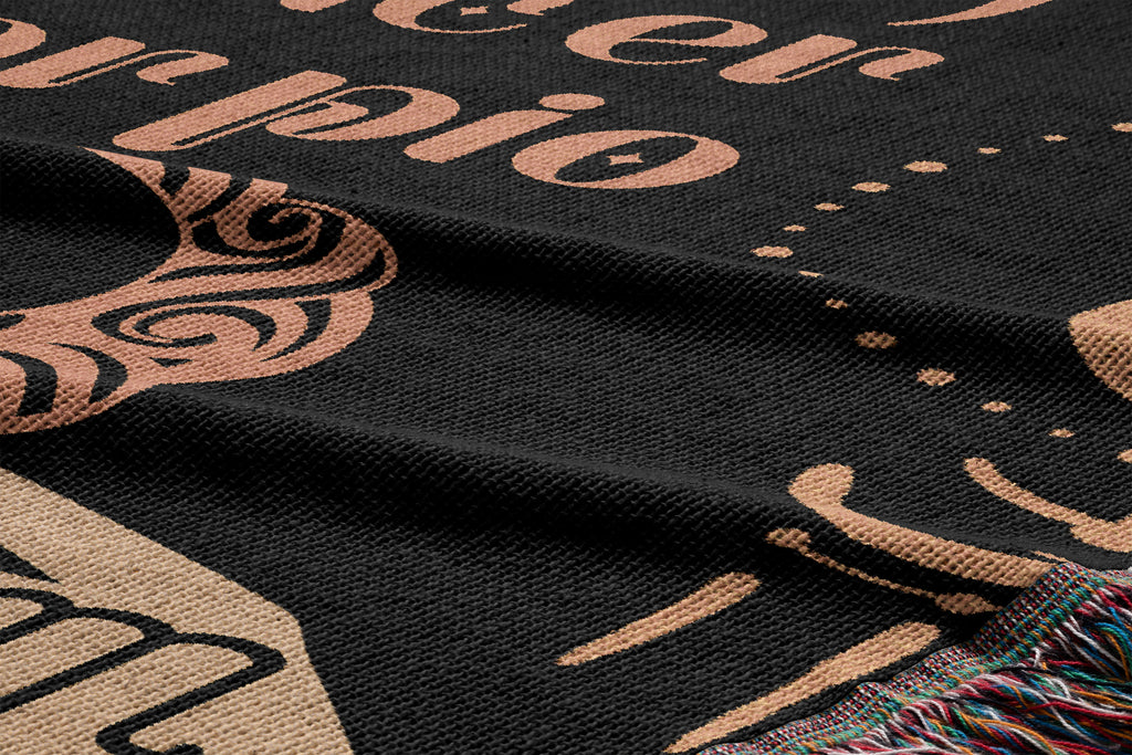 Cancer and Scorpio Zodiac Compatibility Woven Throw Tapestry - Elevate home decor with this boho-inspired, celestial charm blanket. Perfect for astrology enthusiasts, featuring Aries and Scorpio sun signs, adding unique, artistic flair to your living space. Premium cotton, cozy, and decorative.