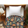 Duvet cover with matching Pillow cases | Luxury Bedding set | Twin, Queen, King Sizes | Day of the Dead Sugar Skulls