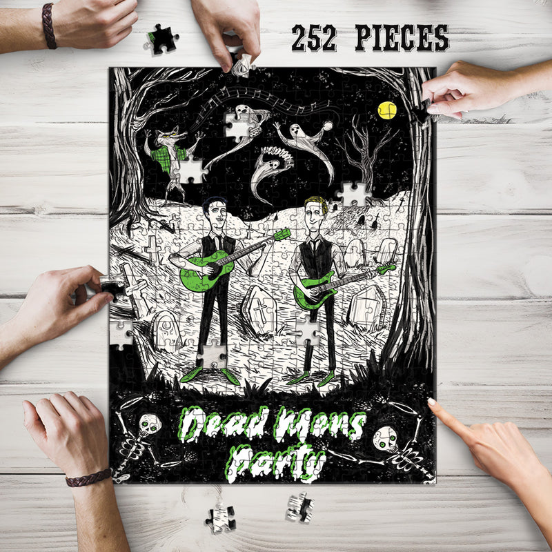 Wooden Jigsaw Puzzle Games for Adults and Teens | Cherished Fun Family time activity for Game nights | Dead's Man Party