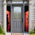 Set of two Bloody Shadows scary Halloween door banners
