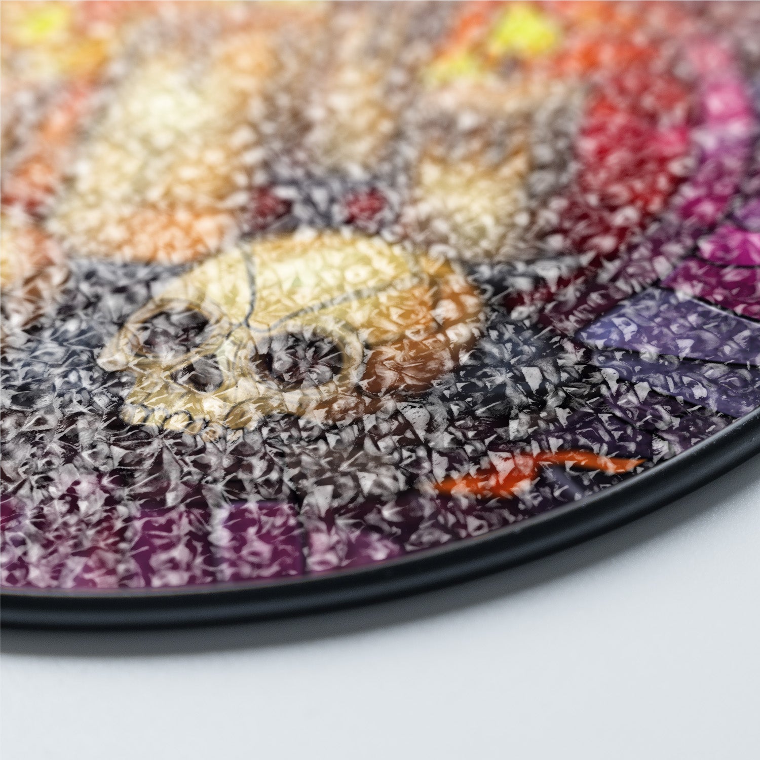 Halloween Stained Glass Suncatcher Collection | Decorative Window Hanging | Multiple Sizes | Holiday Decor Accents | Candles and Skulls