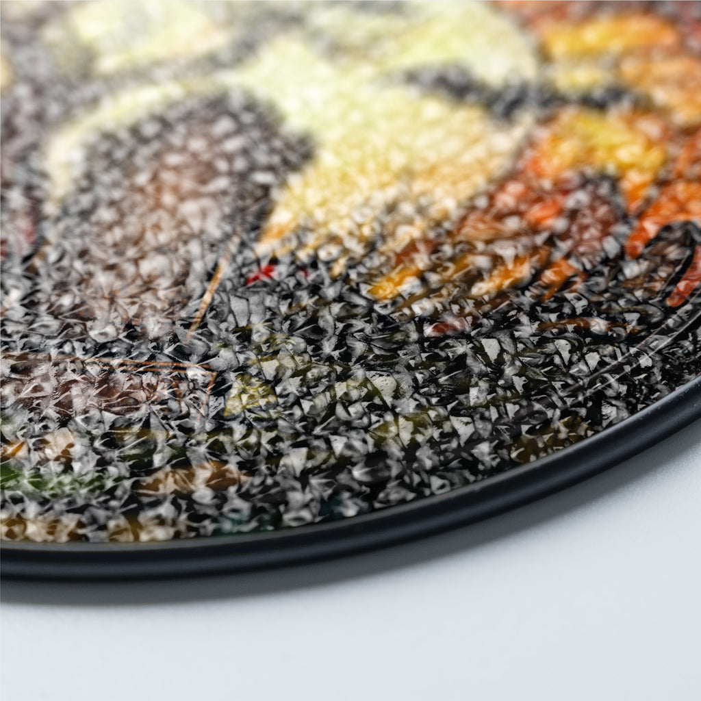 Halloween Stained Glass Suncatcher Collection | Decorative Window Hanging | Multiple Sizes | Holiday Decor Accents | Night at Cemetery