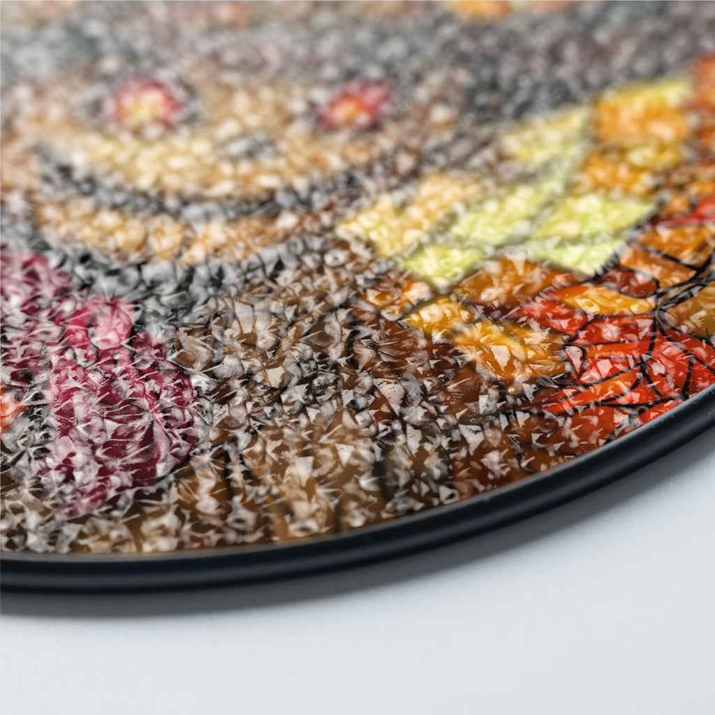 Halloween Stained Glass Suncatcher Collection | Decorative Window Hanging | Multiple Sizes | Holiday Decor Accents | Scarecrow