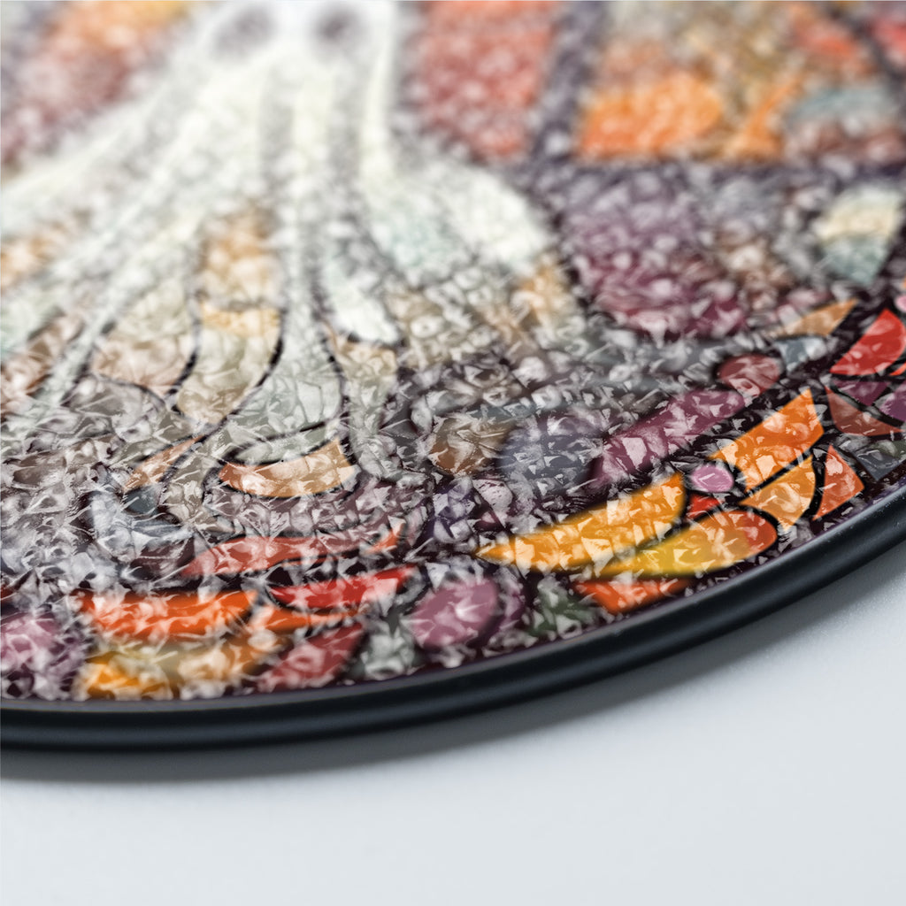 Halloween Stained Glass Suncatcher Collection | Decorative Window Hanging | Multiple Sizes | Holiday Decor Accents | Spooky Ghost