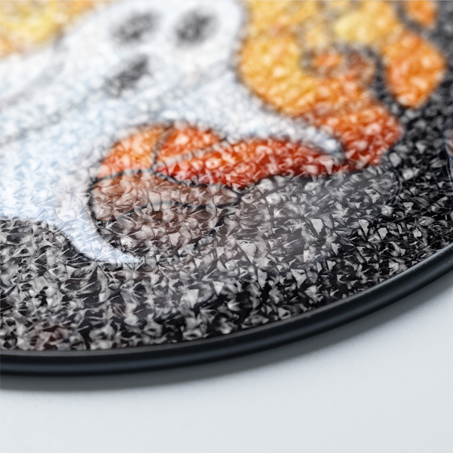 Halloween Stained Glass Suncatcher Collection | Decorative Window Hanging | Multiple Sizes | Holiday Decor Accents | White Ghost