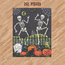 Rectangle Puzzles for All Ages – High-Quality, Durable, and Fun Jigsaw with Precision Laser-Cut Pieces | Halloween Night Skeleton Dance
