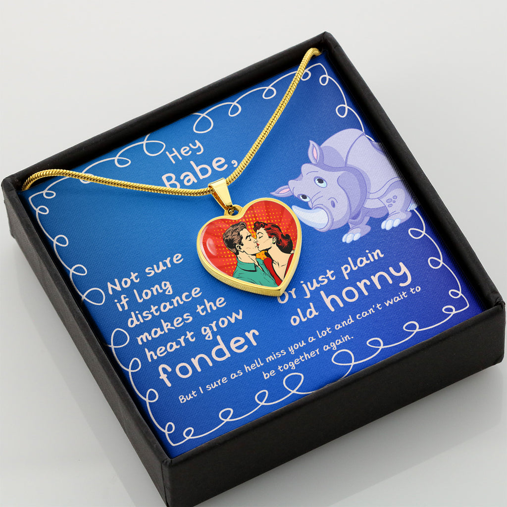 LDR Gift | Long Distance Relationship Gift for Him | Long Distance Love | Cute Funny Gift for Husband or Boyfriend - Fonder or Horny