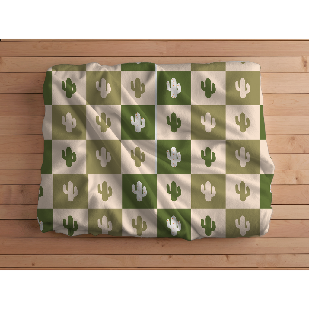 Duvet cover with matching Pillow cases | Luxury Bedding set | Twin, Queen, King Sizes | Mexican Desert Cactus