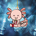 Axolotl Lover Gifts | Cute Axolotl Ornament | Acrylic Christmas Tree Hanging for Kids | Keepsake Xmas Decoration | Snack A Lotl