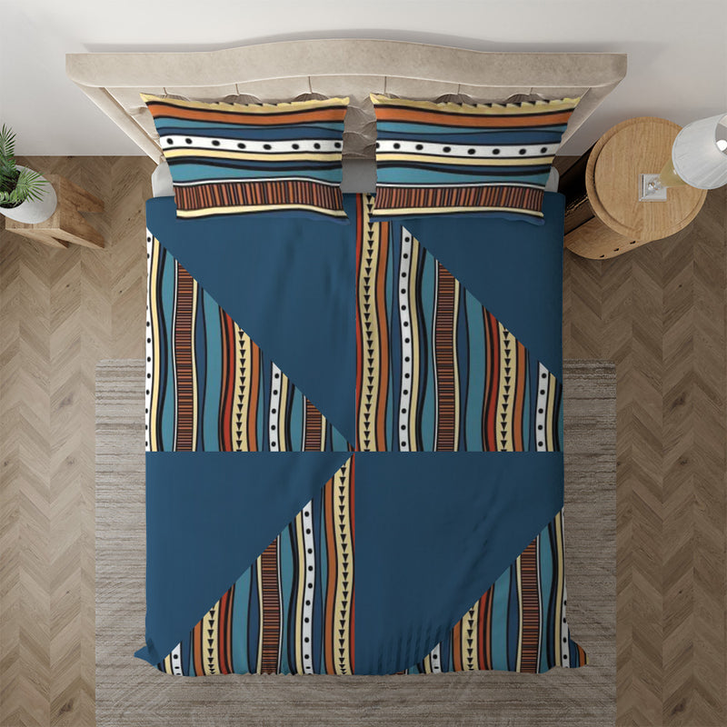 Duvet cover with matching Pillow cases | Luxury Bedding set | Twin, Queen, King Sizes | Mexican Navajo