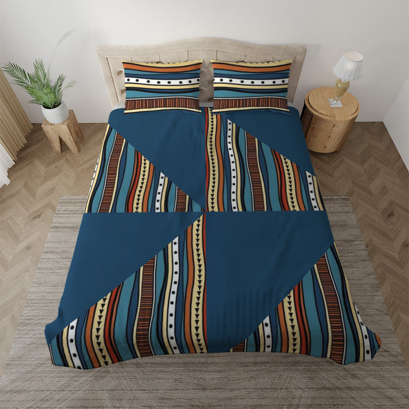 Duvet cover with matching Pillow cases | Luxury Bedding set | Twin, Queen, King Sizes | Mexican Navajo