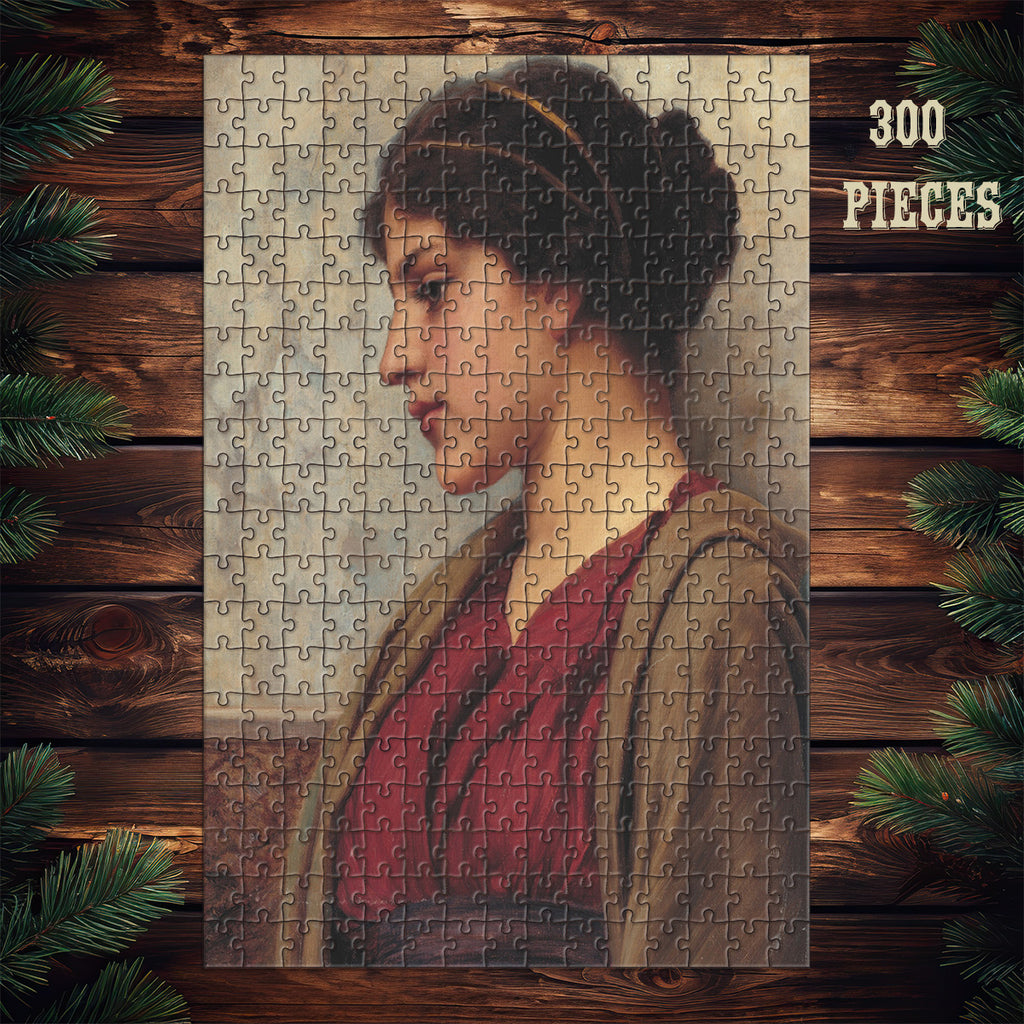 300-piece Vintage Woman Portrait wooden jigsaw puzzle