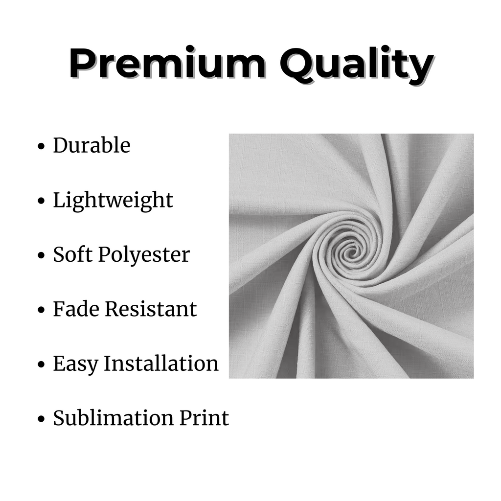 Durable, Light weight, fade resistant, and other features of polyester shower curtain fabric