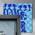 CUSTOM Wooden Door Corner | PERSONALIZED Name Sign | Single/Double Layer | 10” & 15” Sizes | Kids Room Decor | Gotta Go