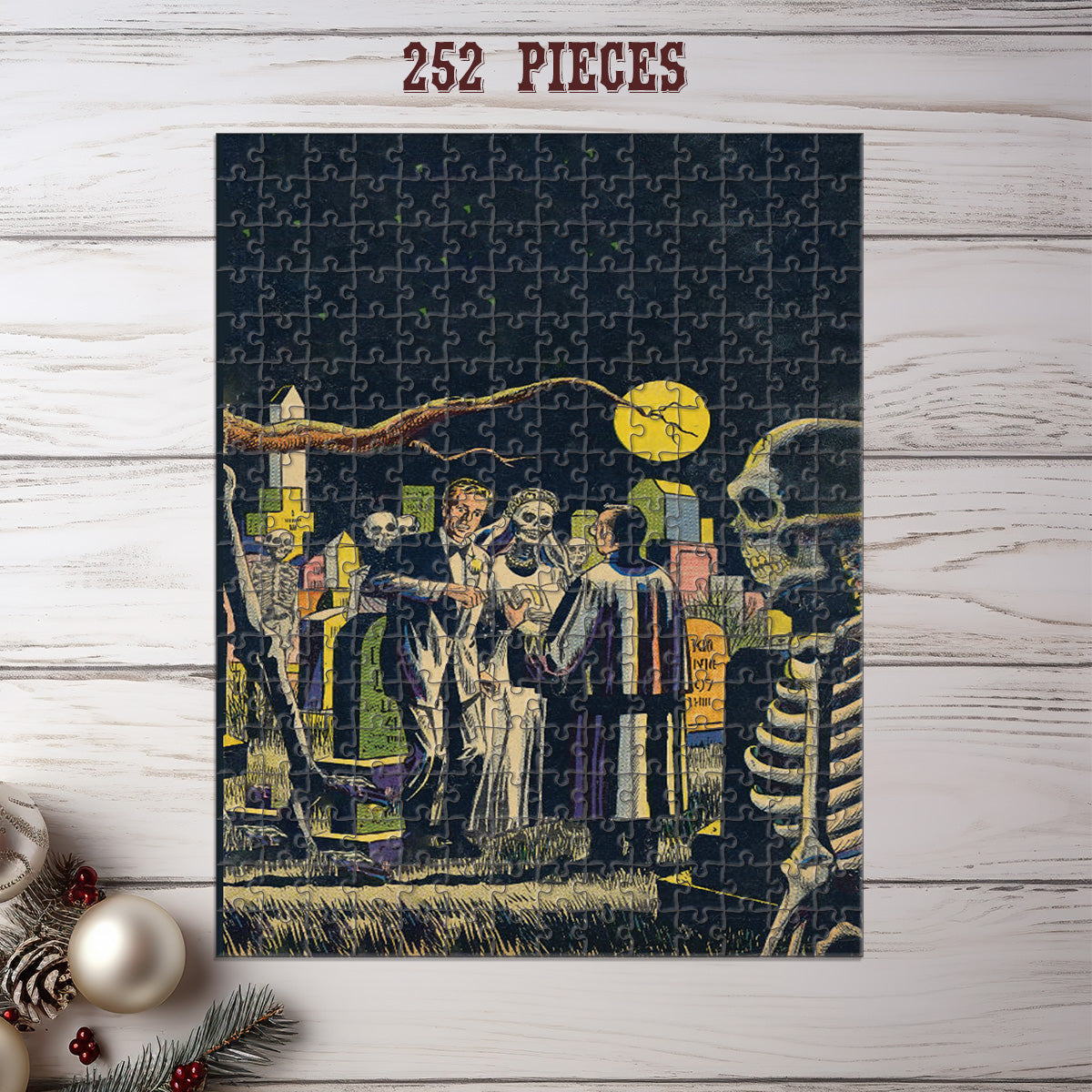 Wooden Jigsaw Puzzle Games for Adults and Teens | Cherished Fun Family time activity for Game nights | Wedding to Remember