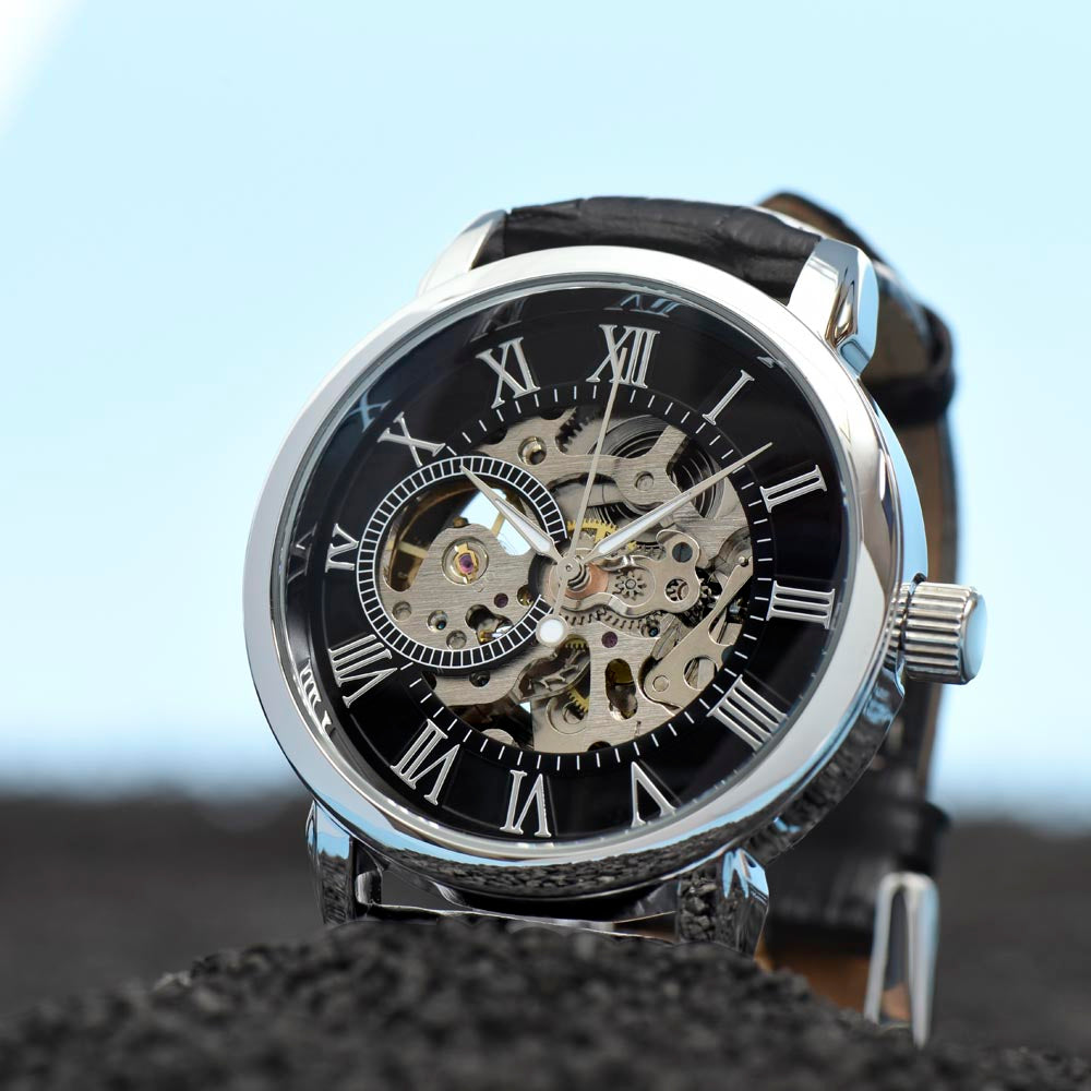 Skeleton Watch with Funny Message for Hubby | Perfect Anniversary or Birthday Gift for Husband | To My Sizzling Hubby