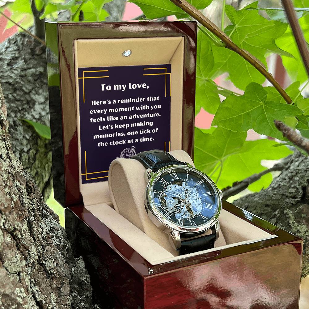 Romantic Anniversary / Birthday Gift for Your Husband | Heartfelt Message Card Included | Making Memories