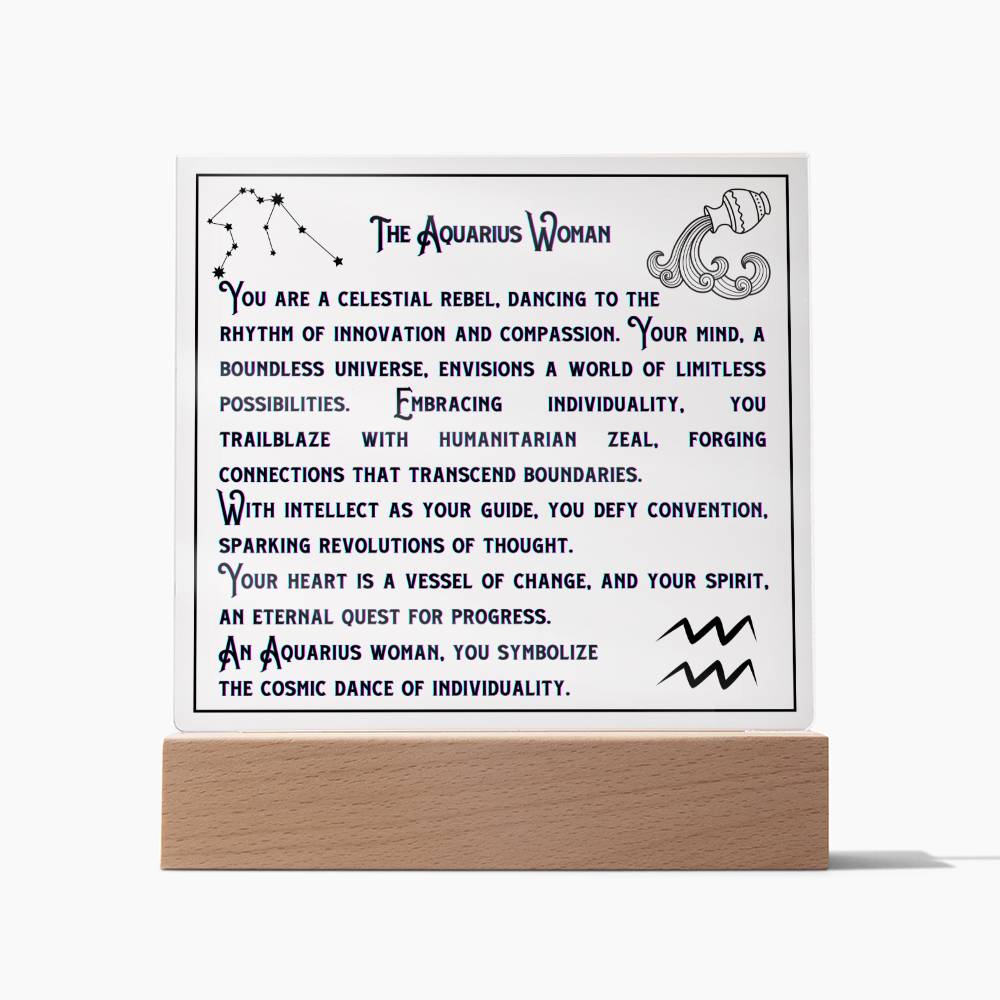 Aquarius Zodiac Gifts | Birthday Zodiac presents based on Astrology | Aquarius Women Horoscope Personality Traits