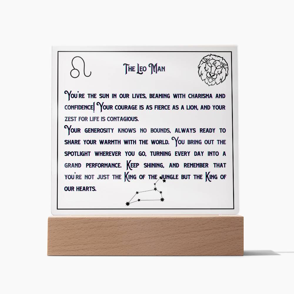 Leo  Zodiac Gifts | Birthday Zodiac presents based on Astrology | Leo  Men Horoscope Personality Traits