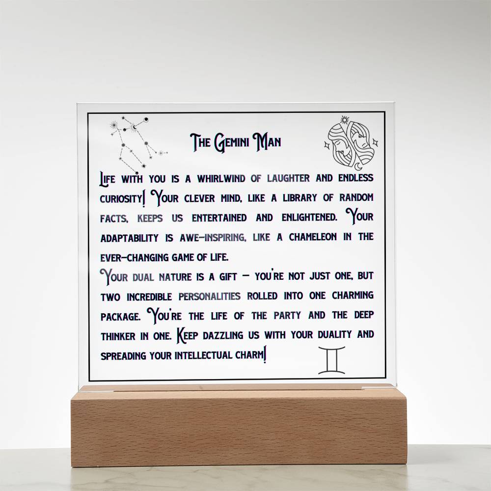 Gemini  Zodiac Gifts | Birthday Zodiac presents based on Astrology | Gemini  Men Horoscope Personality Traits