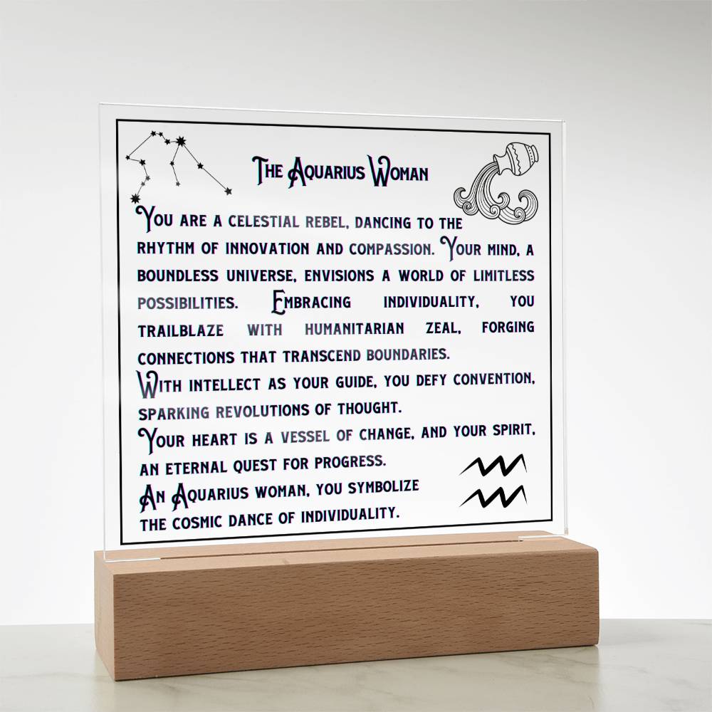 Aquarius Zodiac Gifts | Birthday Zodiac presents based on Astrology | Aquarius Women Horoscope Personality Traits