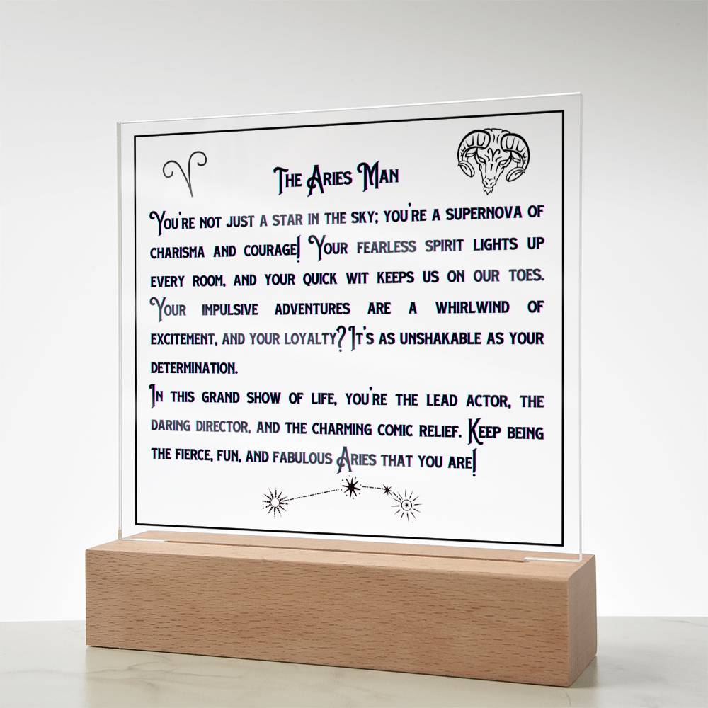 Aries Zodiac Gifts | Birthday Zodiac presents based on Astrology | Aries Men Horoscope Personality Traits