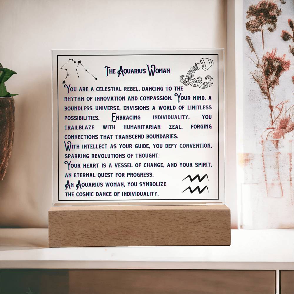 Aquarius Zodiac Gifts | Birthday Zodiac presents based on Astrology | Aquarius Women Horoscope Personality Traits