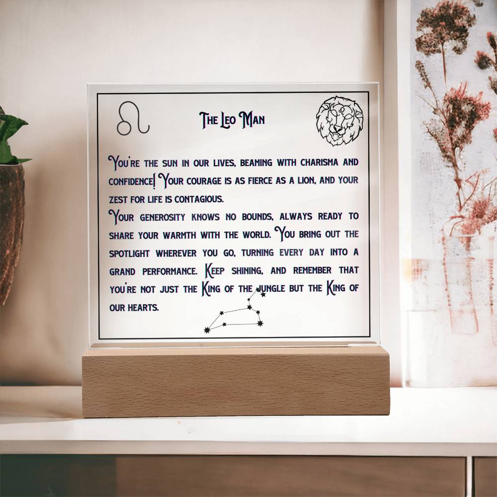 Leo  Zodiac Gifts | Birthday Zodiac presents based on Astrology | Leo  Men Horoscope Personality Traits