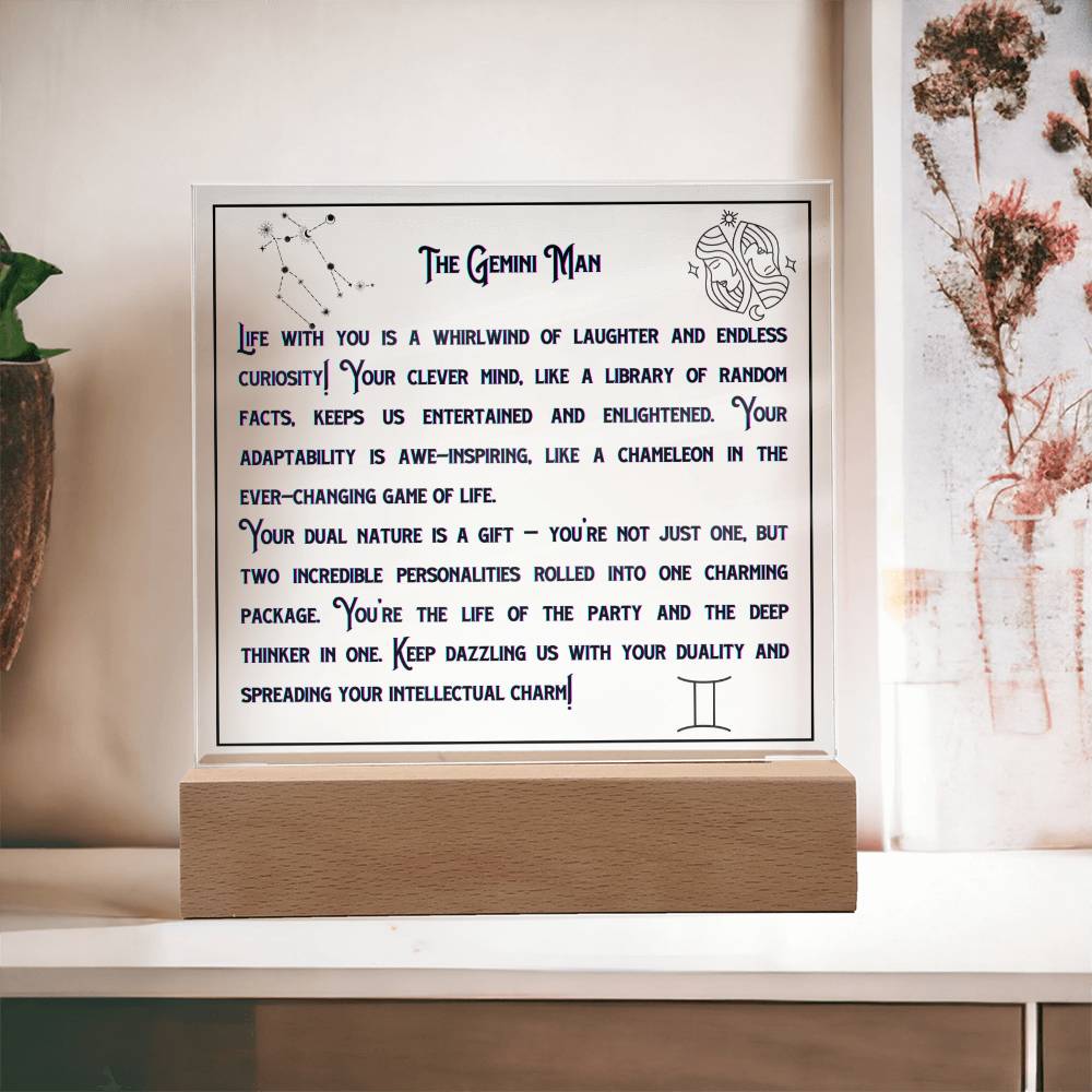 Gemini  Zodiac Gifts | Birthday Zodiac presents based on Astrology | Gemini  Men Horoscope Personality Traits