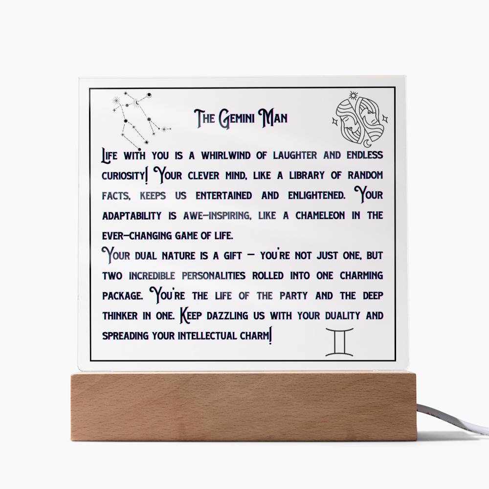 Gemini  Zodiac Gifts | Birthday Zodiac presents based on Astrology | Gemini  Men Horoscope Personality Traits