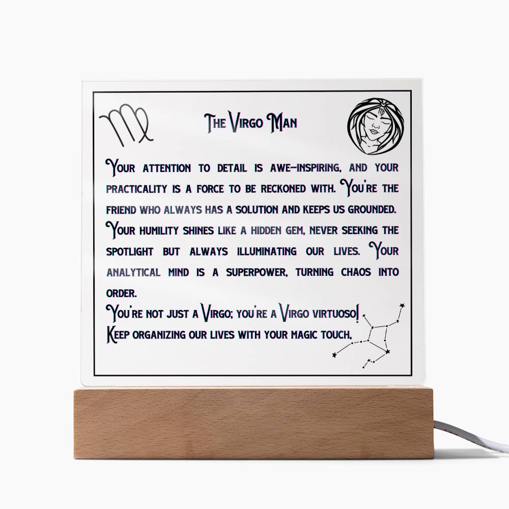 Virgo  Zodiac Gifts | Birthday Zodiac presents based on Astrology | Virgo  Men Horoscope Personality Traits