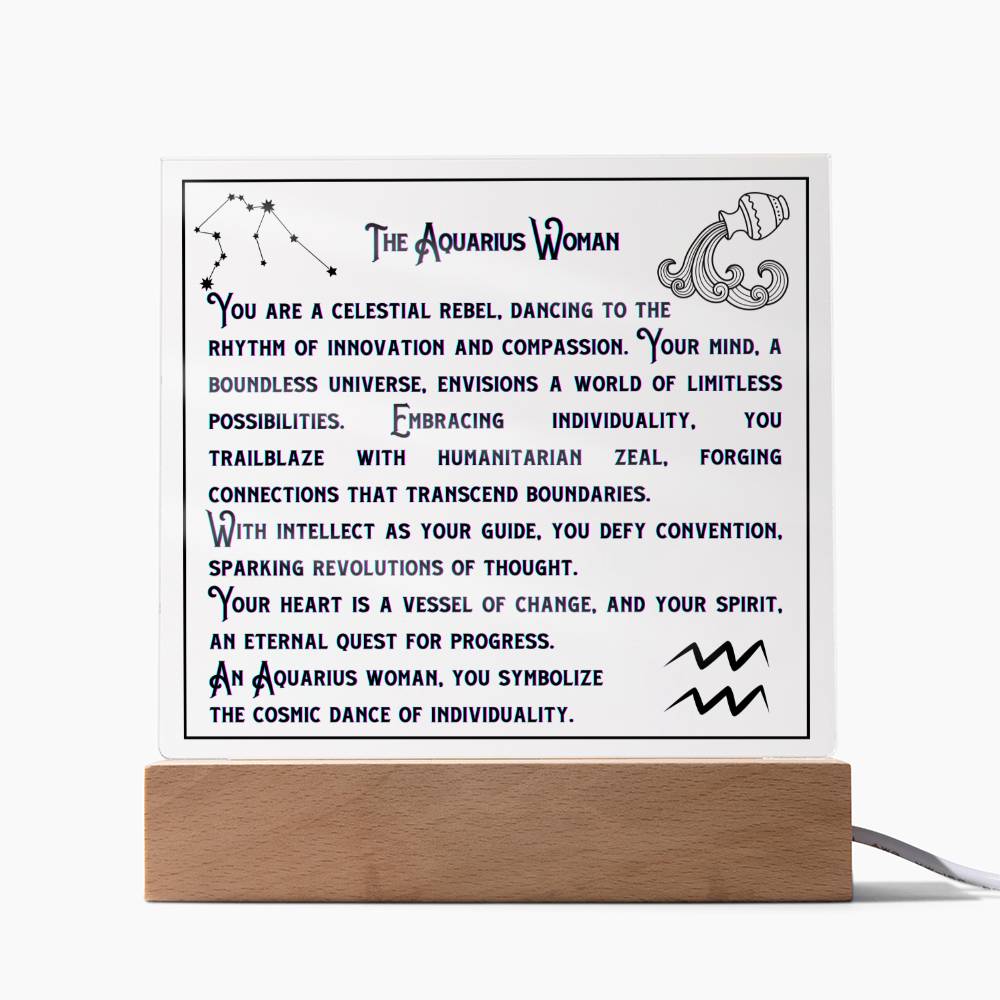 Aquarius Zodiac Gifts | Birthday Zodiac presents based on Astrology | Aquarius Women Horoscope Personality Traits