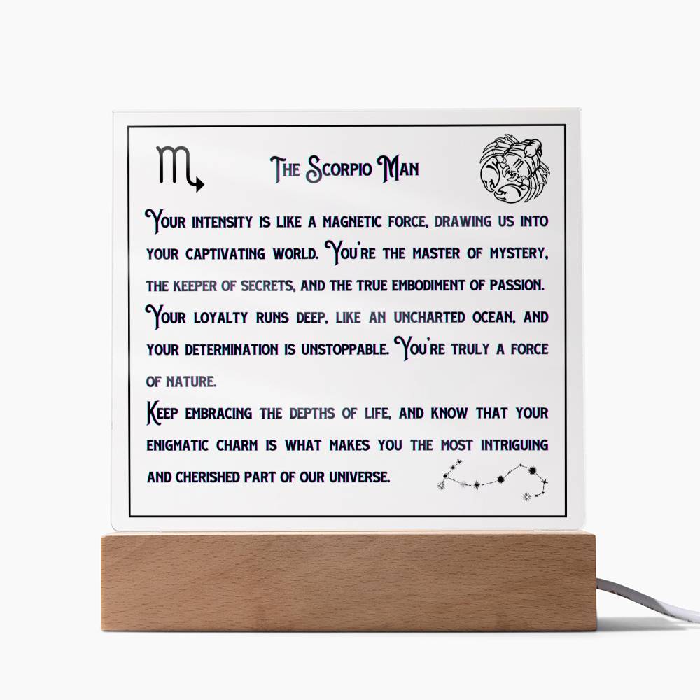 Scorpio  Zodiac Gifts | Birthday Zodiac presents based on Astrology | Scorpio  Men Horoscope Personality Traits